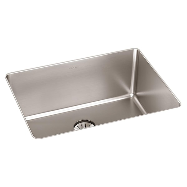 Elkay Lustertone Iconix 16Ga Ss 23.5X18.25X9 Single Undermt Sink W Perfect Drain ELUHH2115TPD - main